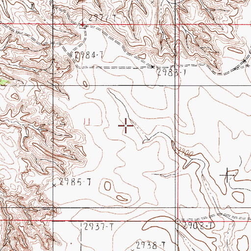 Topographic Map of 19N51E13DAC_01 Well, MT