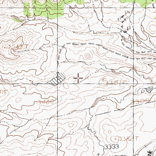 Topographic Map of 19N20E10BC__01 Well, MT