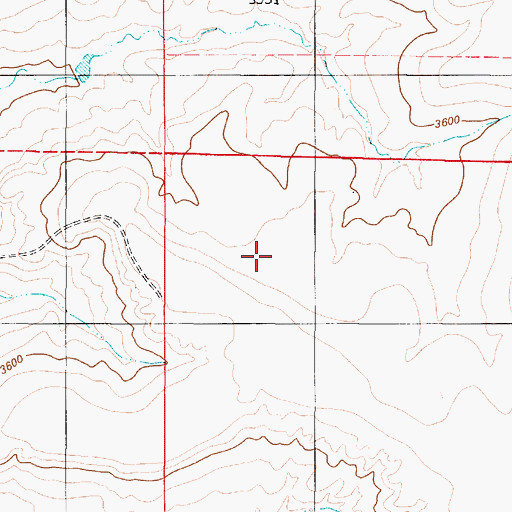 Topographic Map of 19N01E05B___01 Spring, MT