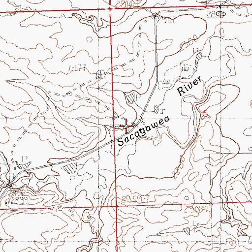 Topographic Map of 19N24E06CBB_01 Well, MT
