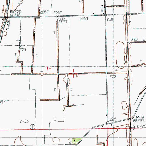 Topographic Map of Ditch Number 5, AR