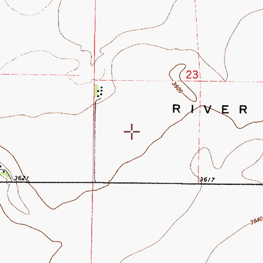 Topographic Map of 20N02E23C___01 Well, MT