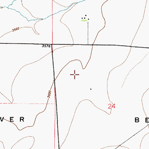 Topographic Map of 20N02E24B___01 Well, MT