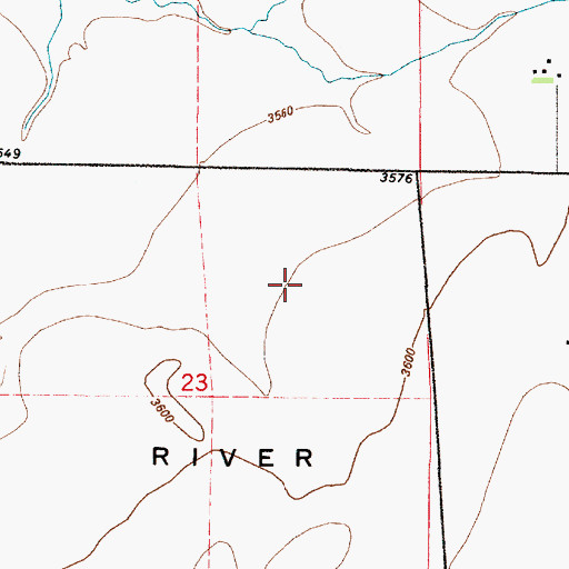 Topographic Map of 20N02E23A___01 Well, MT