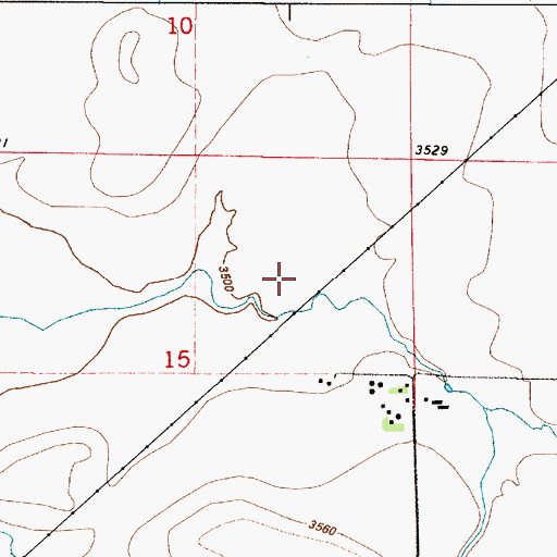 Topographic Map of 20N02E15A___01 Well, MT