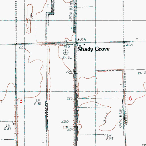 Topographic Map of Ditch Number 6, AR