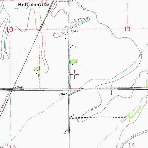 Topographic Map of 20N58E11CC__01 Well, MT