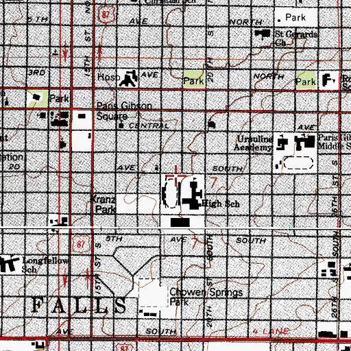 Topographic Map of 20N04E07BDAC01 Well, MT