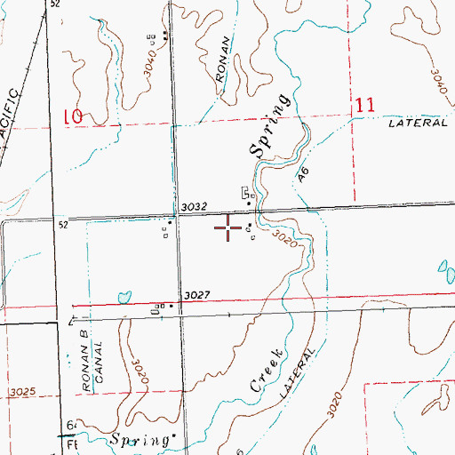 Topographic Map of 20N20W11CCBD01 Well, MT