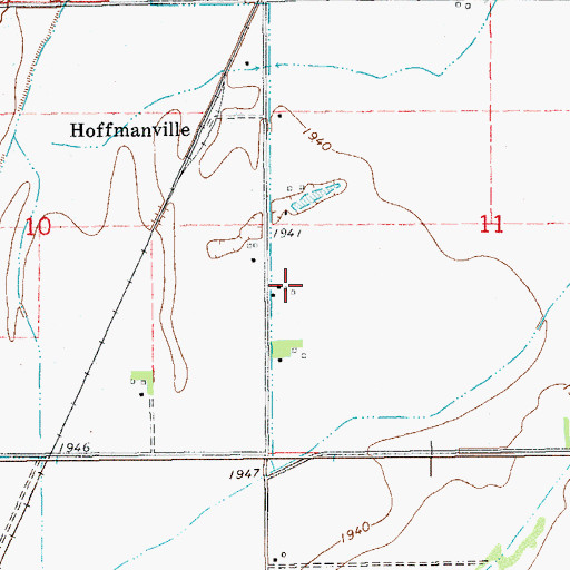 Topographic Map of 20N58E11CB__01 Well, MT
