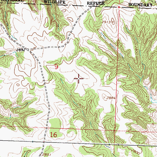 Topographic Map of 24N31E32____01 Well, MT