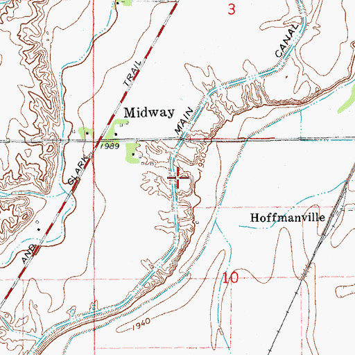 Topographic Map of 20N58E10BA__01 Well, MT