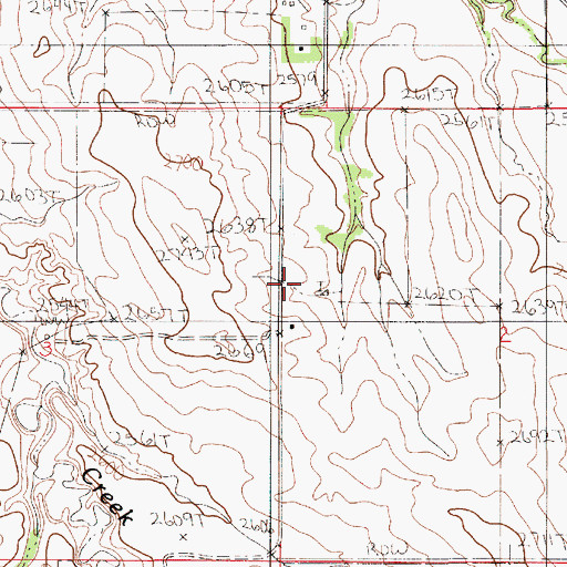 Topographic Map of 20N52E03ADD_01 Well, MT