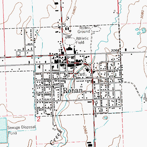 Topographic Map of 20N20W02AAC_01 Well, MT