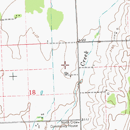 Topographic Map of 21N19W18ABA_01 Well, MT