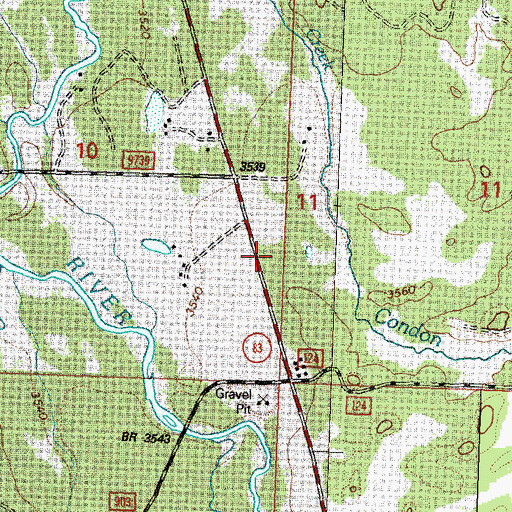 Topographic Map of 21N17W10DADA01 Well, MT
