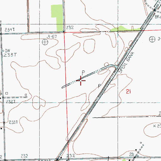 Topographic Map of Ditch Number 8, AR