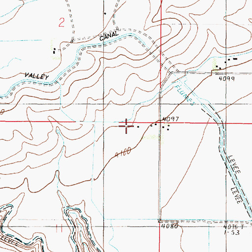 Topographic Map of 21N04W11AABA01 Well, MT