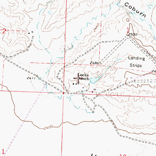 Topographic Map of 21N29E01CC__01 Well, MT