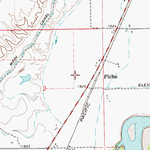 Topographic Map of 21N58E02AD__01 Well, MT