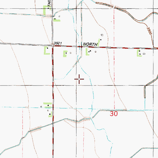 Topographic Map of 22N02W30B___01 Well, MT