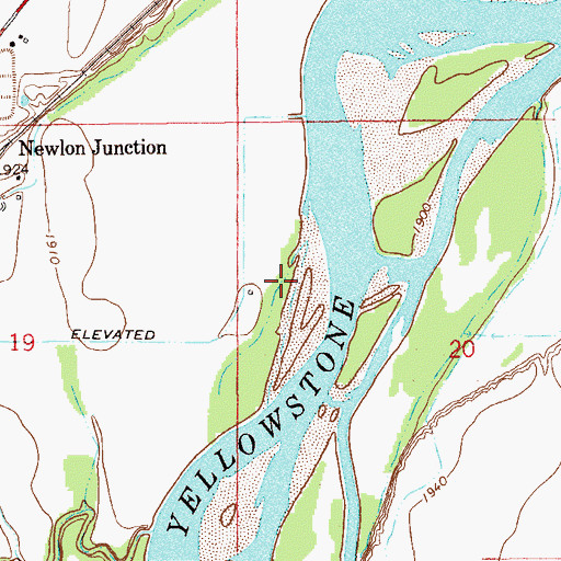 Topographic Map of 22N59E20BC__01 Well, MT