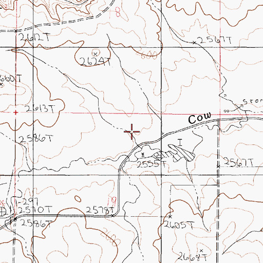 Topographic Map of 22N47E19ABBD01 Well, MT