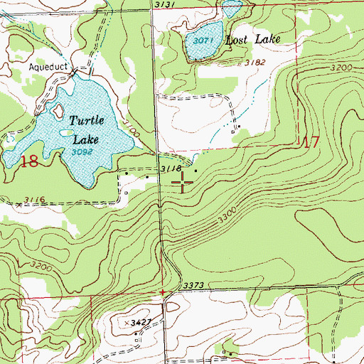 Topographic Map of 22N19W17CBA_01 Well, MT