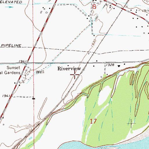 Topographic Map of 22N59E17BA__02 Well, MT