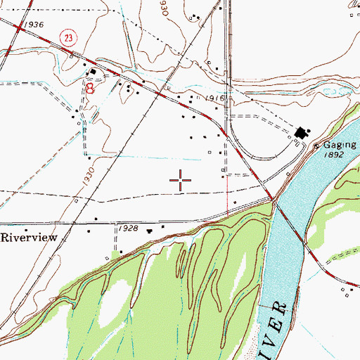 Topographic Map of 22N59E08DD__01 Well, MT