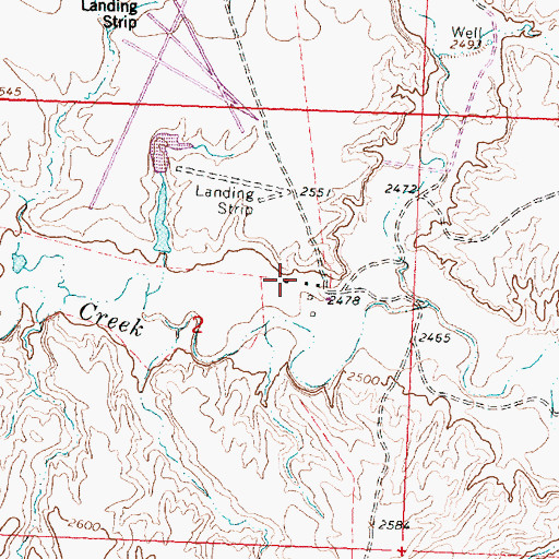 Topographic Map of 22N29E02ADD_01 Well, MT