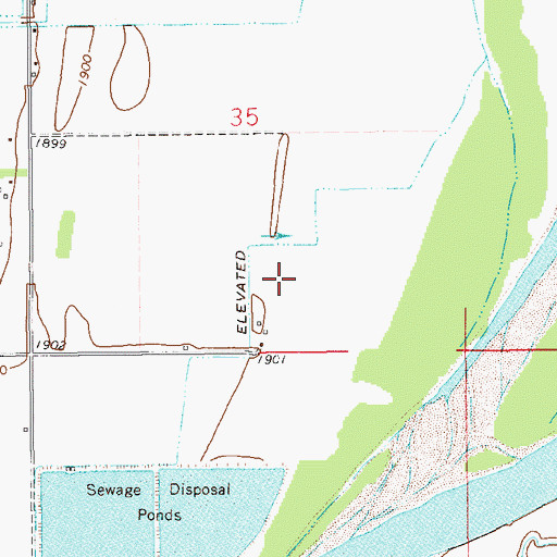 Topographic Map of 23N59E35DC__02 Well, MT
