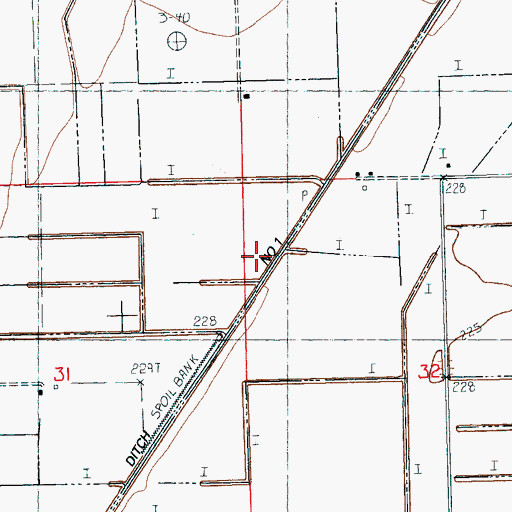Topographic Map of Kochtitzky Ditch Number 1, AR