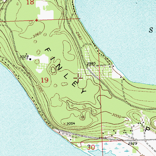 Topographic Map of 23N19W19ADB_01 Well, MT
