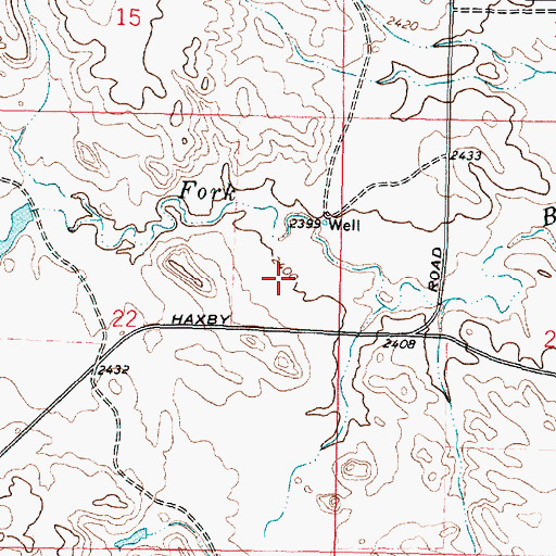 Topographic Map of 23N41E23B___01 Well, MT