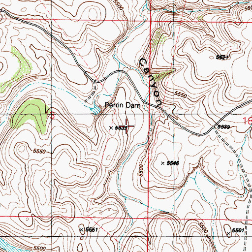 Topographic Map of Monument Wash, AZ