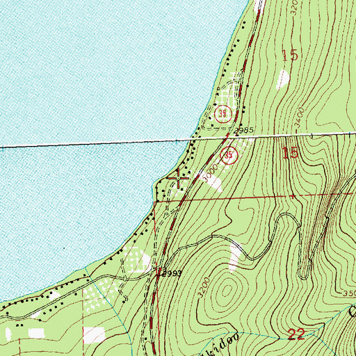 Topographic Map of 23N19W15CCA_01 Well, MT