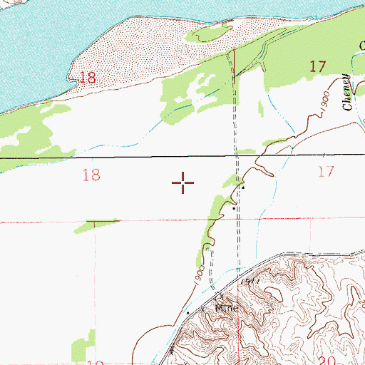 Topographic Map of 23N60E18DD__01 Well, MT