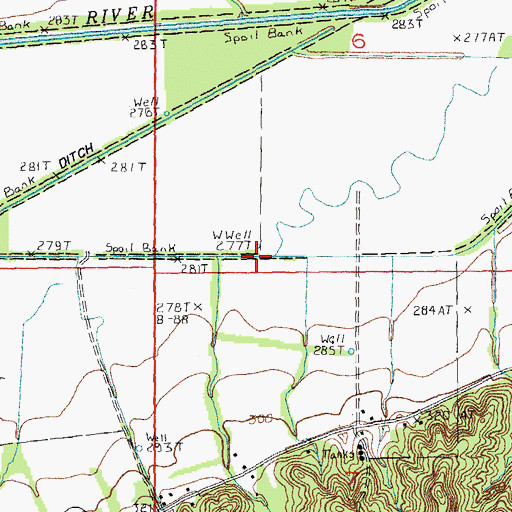 Topographic Map of Lateral Number 2, AR