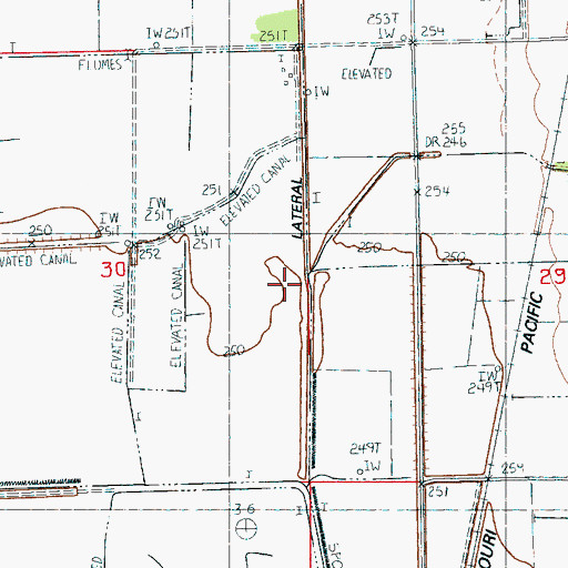 Topographic Map of Lateral Number 3, AR