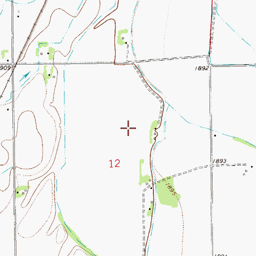 Topographic Map of 23N59E12AC__01 Well, MT
