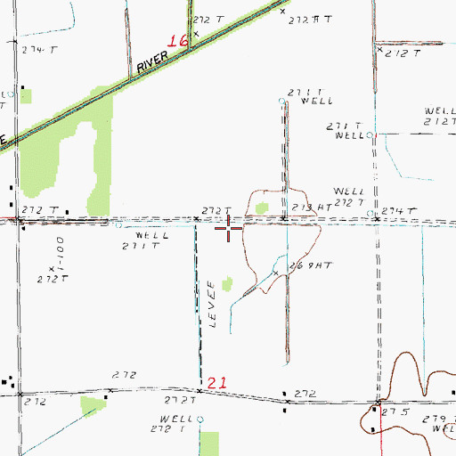 Topographic Map of Lateral Number 4, AR