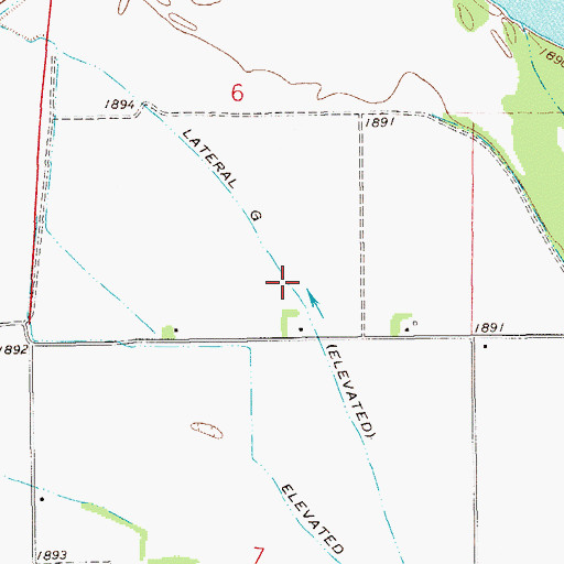 Topographic Map of 23N60E06DC__01 Well, MT
