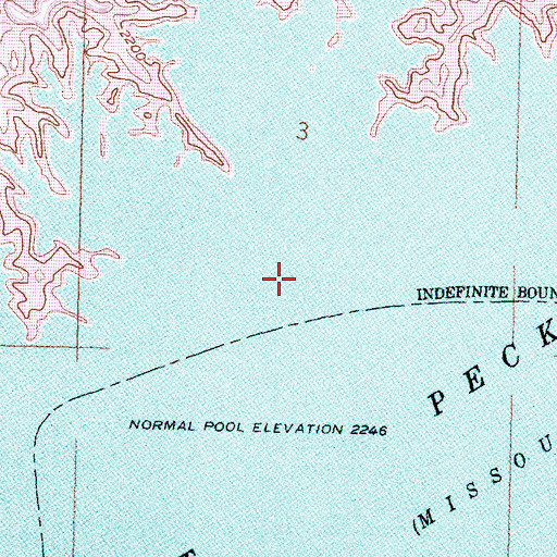 Topographic Map of 01S41E05CDAA01 Well, MT