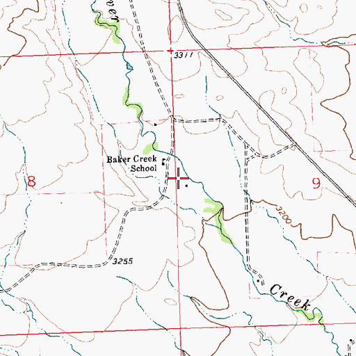 Topographic Map of 25N26E09BCC_01 Well, MT