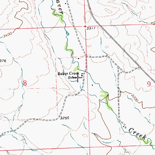 Topographic Map of 25N26E08ADD_02 Well, MT
