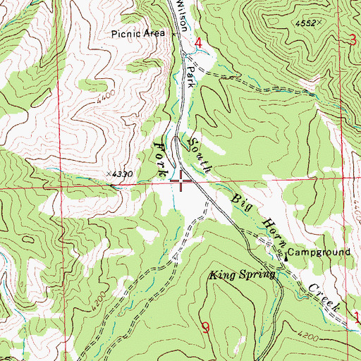 Topographic Map of 25N24E04CDDD02 Well, MT