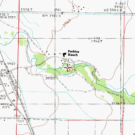 Topographic Map of 26N05W30____01 Well, MT