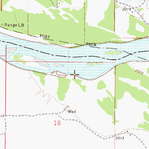 Topographic Map of 26N45E18AC__01 Well, MT