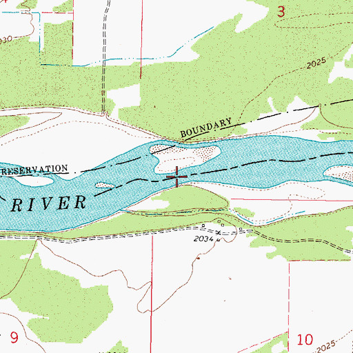 Topographic Map of 26N43E10BB__01 Well, MT
